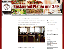 Tablet Screenshot of pfefferundsalz-selfkant.de
